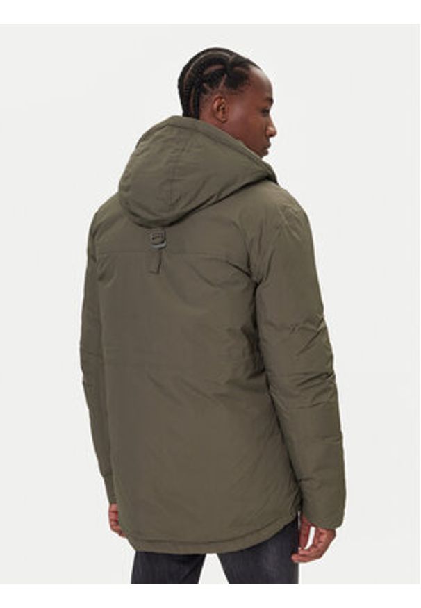 Hunter Parka Angus HARM0018252 Zielony Regular Fit. Kolor: zielony. Materiał: syntetyk