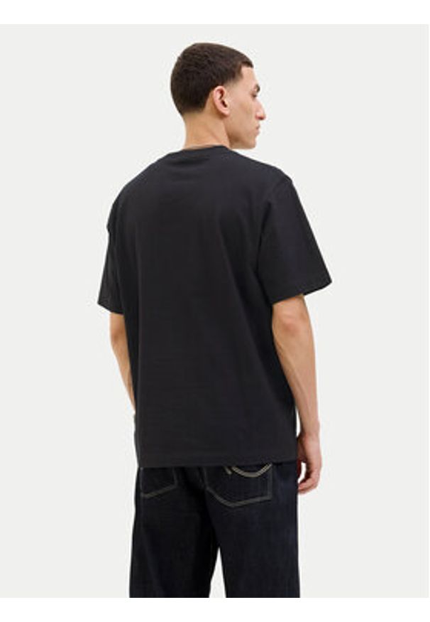 Jack & Jones T-Shirt Norrebro 12282892 Czarny Relaxed Fit. Kolor: czarny. Materiał: bawełna