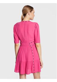 Ba&sh Sukienka codzienna Teresa 1E23TERE Różowy Regular Fit. Okazja: na co dzień. Kolor: różowy. Materiał: wiskoza. Typ sukienki: proste. Styl: casual #2