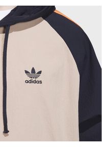 Adidas - adidas Bluza SST Hooded Windbreaker IC5537 Brązowy Regular Fit. Kolor: brązowy. Materiał: syntetyk #3