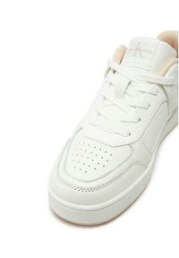 Calvin Klein Jeans Sneakersy Basket Cupsole Low Mix YW0YW01650 Biały. Kolor: biały. Materiał: skóra #6