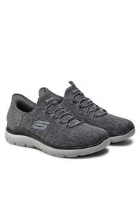 skechers - Skechers Sneakersy 232469 CCBK Szary. Kolor: szary. Materiał: materiał #2