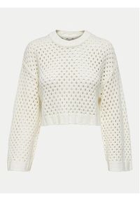 only - ONLY Sweter Milla 15300575 Écru Regular Fit. Materiał: syntetyk #4