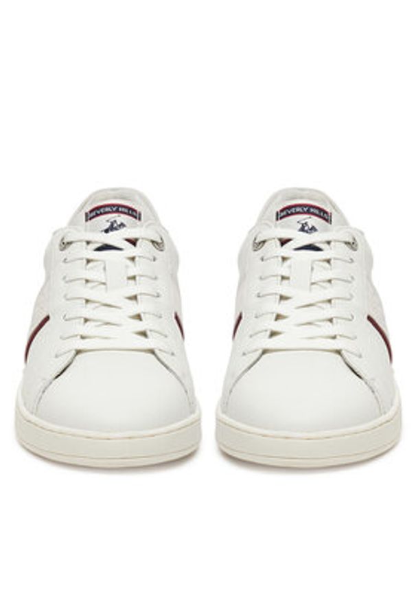 Beverly Hills Polo Club Sneakersy WI44-VOUN-03 Biały. Kolor: biały. Materiał: skóra