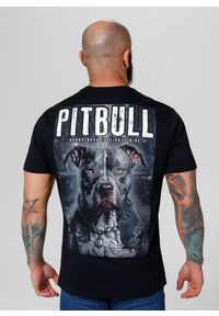 PITBULL - Koszulka bawełniana sportowy t-shirt dla dorosłych Street King. Kolor: wielokolorowy, czarny, szary. Materiał: bawełna