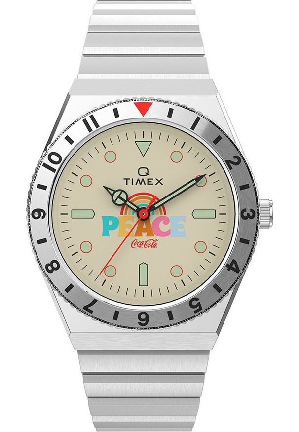 Zegarek Timex Zegarek damski Timex TW2V25800 srebrny. Kolor: srebrny