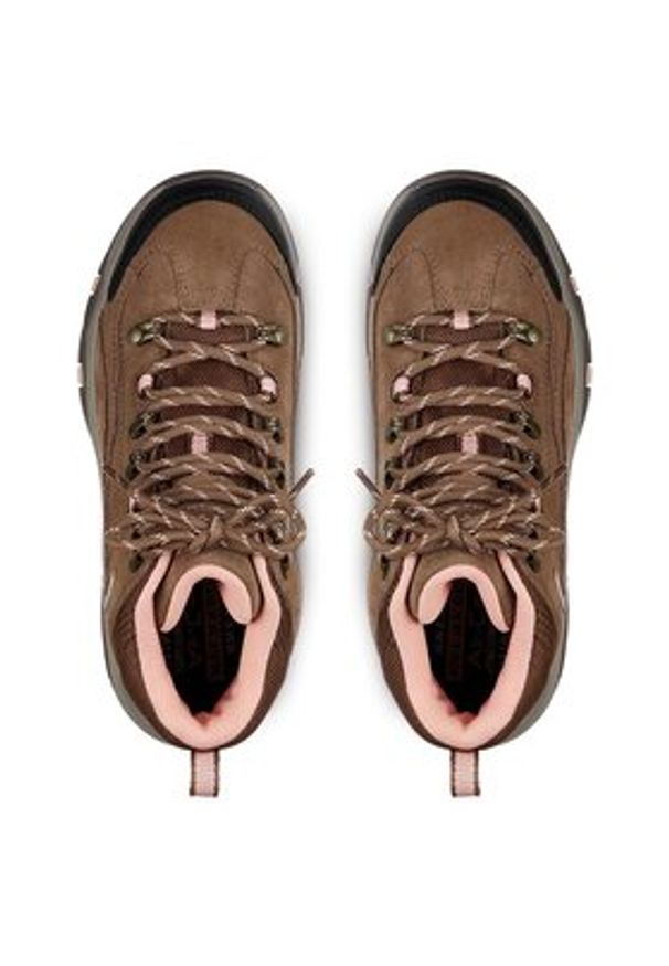 skechers - Skechers Trapery Trego Alpine Trail 167004/BRTN Brązowy. Kolor: brązowy. Materiał: zamsz, skóra