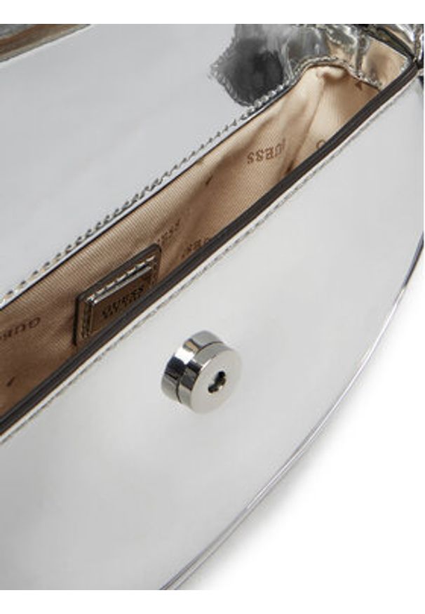 Guess Torebka HWMY94 96780 Srebrny. Kolor: srebrny. Materiał: skórzane