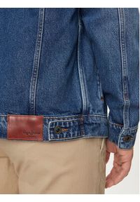 Pepe Jeans Kurtka jeansowa Pinners PM402715 Niebieski Regular Fit. Kolor: niebieski. Materiał: bawełna