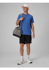 4f - 4F Koszulka tenisowa regular szybkoschnąca męska - niebieska M. Kolor: niebieski. Materiał: skóra, materiał. Sport: tenis #2