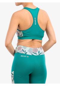 OCUN - Stanik sportowy Ocun Misty Bra. Kolor: zielony