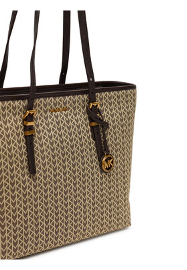 MICHAEL Michael Kors Torebka Quinn 30T5AQNT9O Brązowy. Kolor: brązowy. Materiał: skórzane