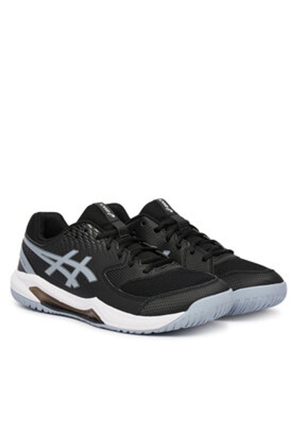 Asics Buty do tenisa Gel-Dedicate 8 1041A408 Czarny. Kolor: czarny. Materiał: skóra. Sport: tenis