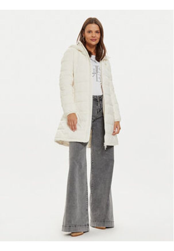 Guess Kurtka zimowa New Aleta V4YL05 WF3X0 Écru Regular Fit. Materiał: syntetyk. Sezon: zima