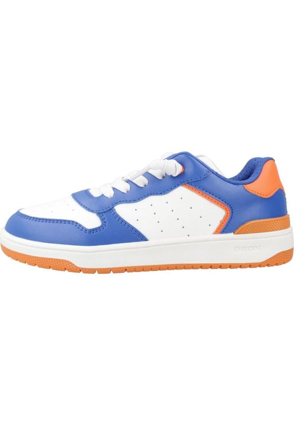 Geox - Kapcie GEOX J WASHIBA BOY Biały. Kolor: biały. Materiał: syntetyk, tkanina. Sport: turystyka piesza