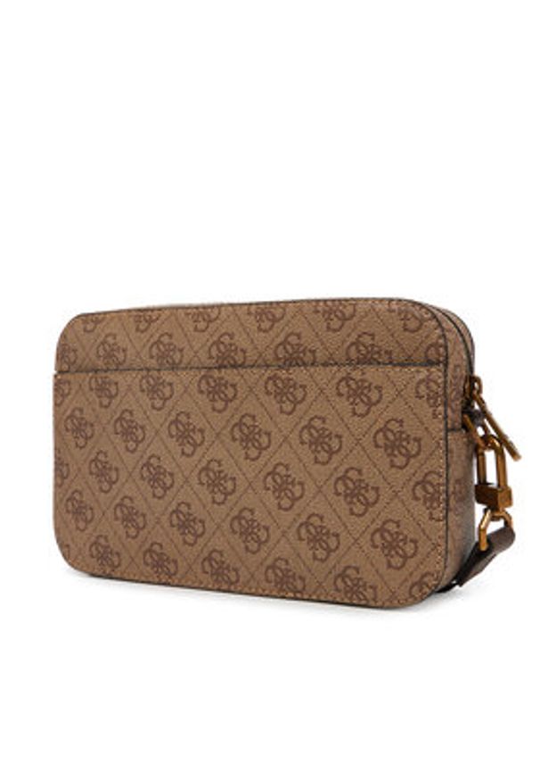 Guess Saszetka PMMILO P5245 Brązowy. Kolor: brązowy. Materiał: skóra