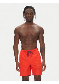 Tom Tailor Szorty kąpielowe 1045069 Czerwony Regular Fit. Kolor: czerwony. Materiał: syntetyk