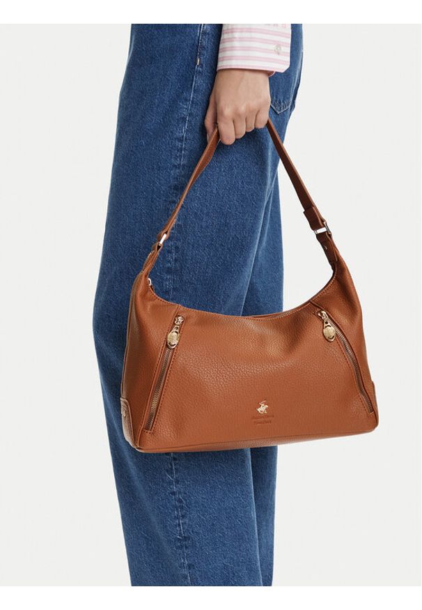 Beverly Hills Polo Club Torebka CEO-BHPC-C-003-08 Brązowy. Kolor: brązowy