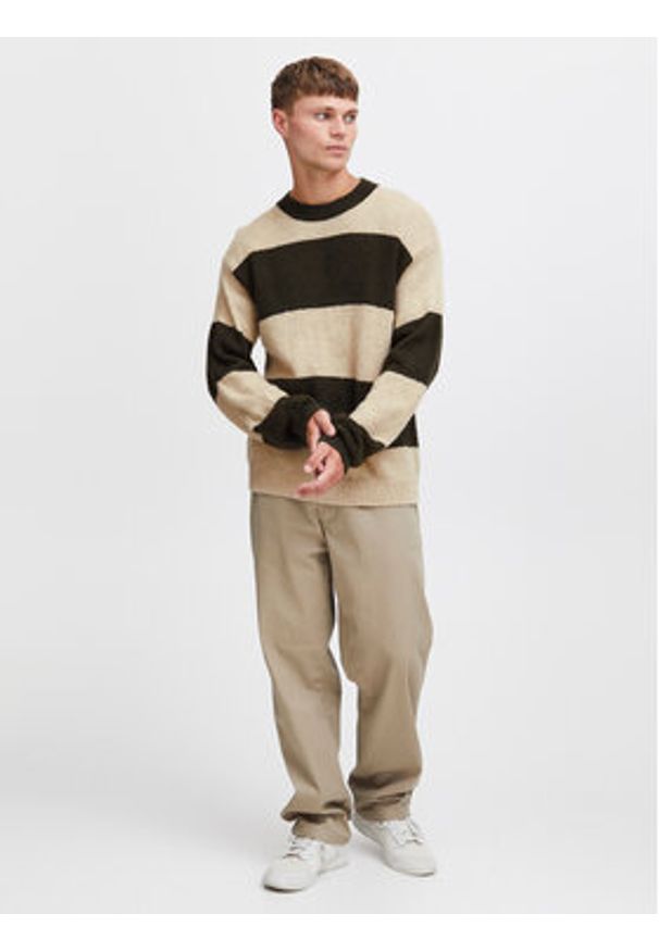 !SOLID - Solid Sweter 21108051 Zielony Regular Fit. Kolor: zielony. Materiał: syntetyk