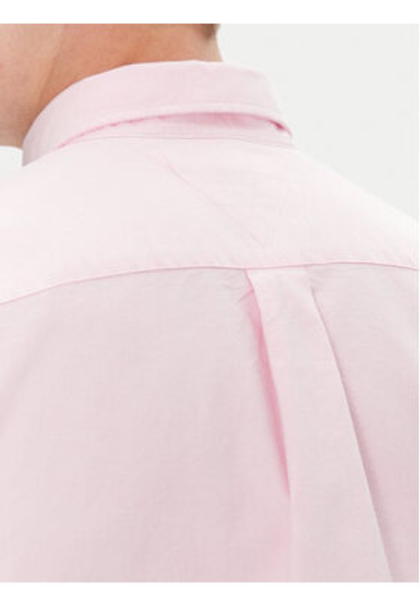 TOMMY HILFIGER - Tommy Hilfiger Koszula Heritage MW0MW36272 Różowy Regular Fit. Kolor: różowy. Materiał: bawełna