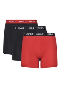 Hugo - HUGO Komplet 3 par bokserek 50532613 Kolorowy. Materiał: bawełna. Wzór: kolorowy #7
