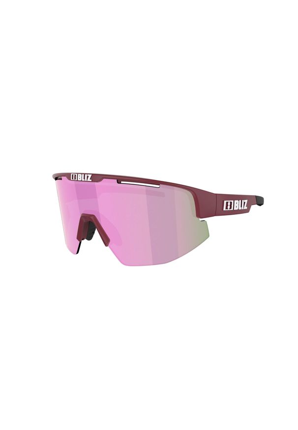 BLIZ - Okulary przeciwsłoneczne rowerowe Bliz Matrix SmallFace Burgundy M11. Kolor: czerwony, różowy, wielokolorowy