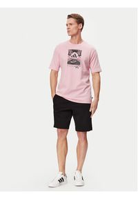 Adidas - adidas T-Shirt Summer Slides Graphic KG5393 Różowy Regular Fit. Kolor: różowy. Materiał: bawełna #4