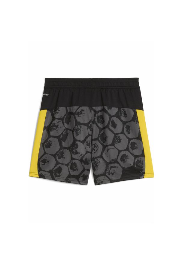 Puma - Młodzieżowe szorty KIDSUPER × BORUSSIA DORTMUND PUMA Black Faster Yellow. Kolor: czarny, wielokolorowy, żółty. Sezon: lato