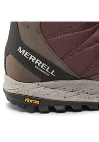 Merrell Śniegowce Antora Sneaker Boot Wp J066930 Bordowy. Kolor: czerwony. Materiał: materiał