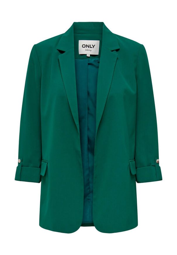 only - ONLY Marynarka Leila 15310948 Zielony Loose Fit. Kolor: zielony. Materiał: syntetyk