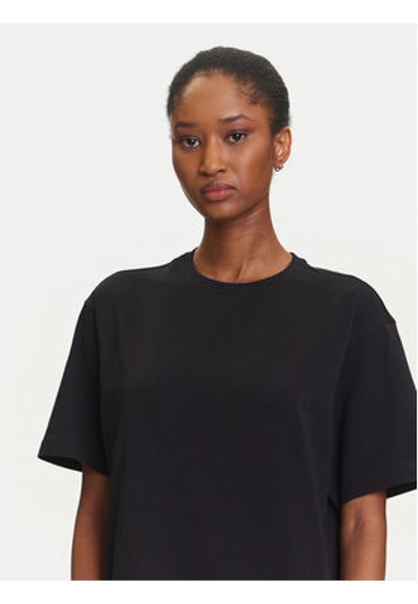 Karl Lagerfeld Jeans Sukienka codzienna A3W13005 Czarny Regular Fit. Okazja: na co dzień. Kolor: czarny. Materiał: bawełna. Typ sukienki: proste. Styl: casual