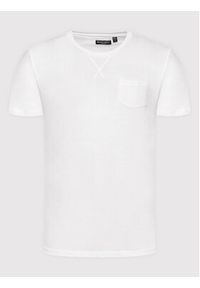 Brave Soul T-Shirt MTS-149ARKHAMN Biały Regular Fit. Kolor: biały. Materiał: bawełna #2