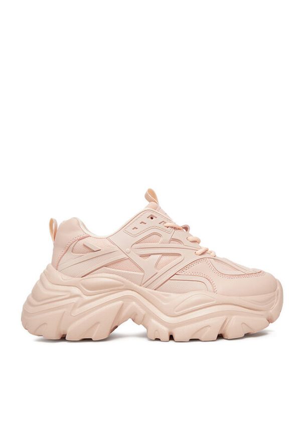 DeeZee Sneakersy AM25238 Różowy. Kolor: różowy. Materiał: skóra