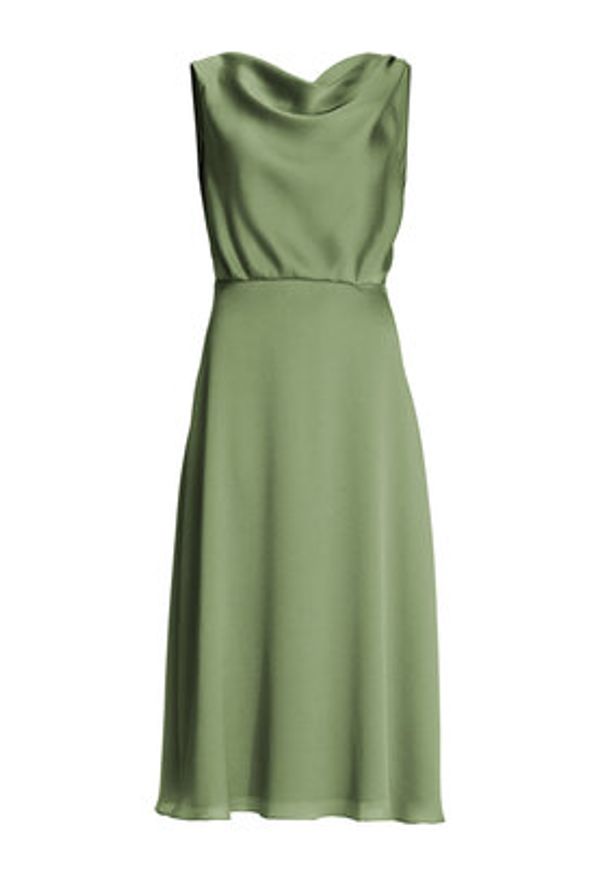 Swing Sukienka koktajlowa 5AK04900 Zielony Regular Fit. Kolor: zielony. Materiał: syntetyk. Styl: wizytowy