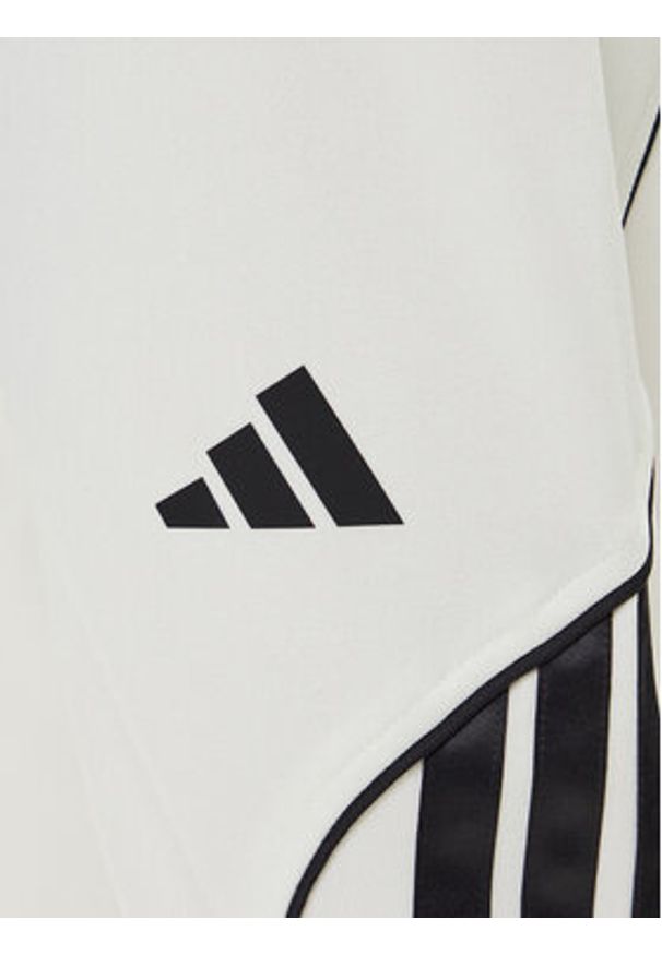 Adidas - adidas Dres 3-Stripes JX5527 Biały Regular Fit. Kolor: biały. Materiał: syntetyk