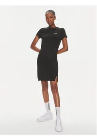 Tommy Jeans Sukienka letnia Script DW0DW17926 Czarny Regular Fit. Kolor: czarny. Materiał: bawełna. Sezon: lato #4