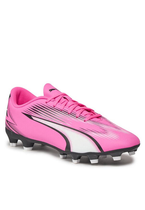 Puma Buty Ultra Play Fg/Ag 107763 01 Różowy. Kolor: różowy. Materiał: skóra