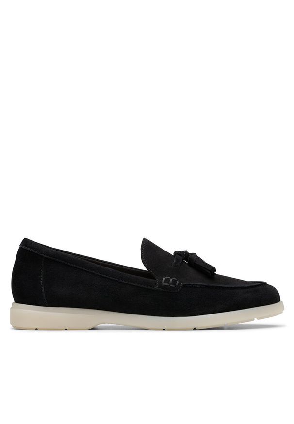 Mokasyny Clarks. Kolor: czarny