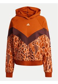 Adidas - adidas Bluza FARM Rio IV9739 Pomarańczowy Loose Fit. Kolor: pomarańczowy. Materiał: bawełna #3