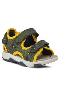 Geox Sandały B Sandal Multy Boy B450FA 014CE C0629 M Khaki. Kolor: brązowy #2