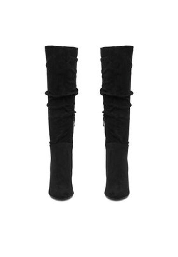 DeeZee Kozaki SQ856-2-BLACK SU Czarny. Kolor: czarny. Materiał: materiał