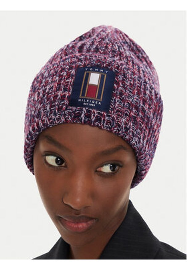TOMMY HILFIGER - Tommy Hilfiger Czapka Corp Love AM0AM12808 Kolorowy. Materiał: wełna. Wzór: kolorowy