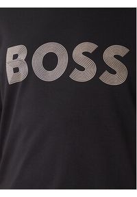 BOSS T-Shirt Logo Future 50543796 Czarny Regular Fit. Kolor: czarny. Materiał: bawełna