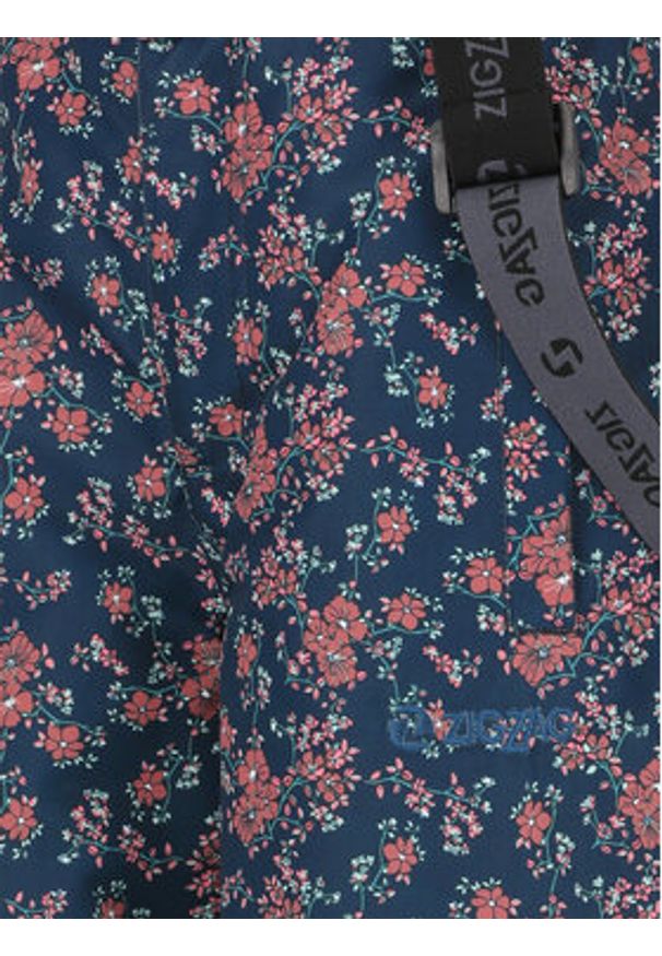 ZigZag Spodnie narciarskie Soho Printed Ski Pant W-PRO 10000 Z213011 Granatowy Regular Fit. Kolor: niebieski. Materiał: syntetyk. Sport: narciarstwo