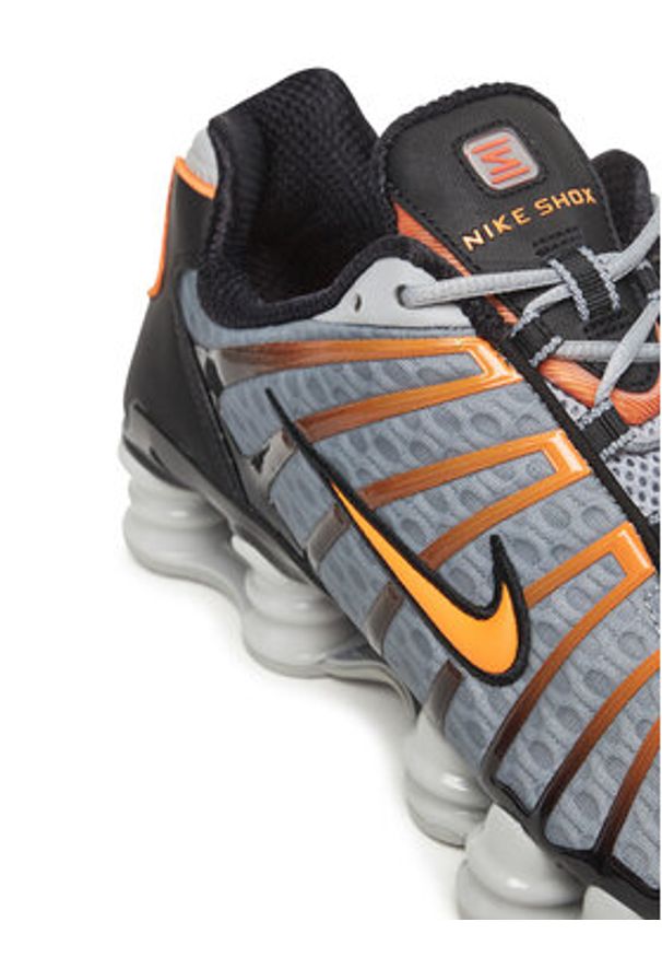 Nike Sneakersy Shox TL AV3595 011 Szary. Kolor: szary. Materiał: materiał
