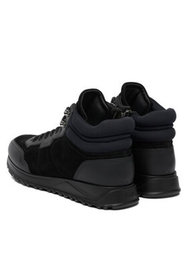 Fabi Sneakersy FU0351 Czarny. Kolor: czarny. Materiał: skóra