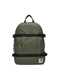 Tommy Jeans Plecak Tjm Daily + Dome Backpack AM0AM12406 Khaki. Kolor: brązowy. Materiał: skóra #1