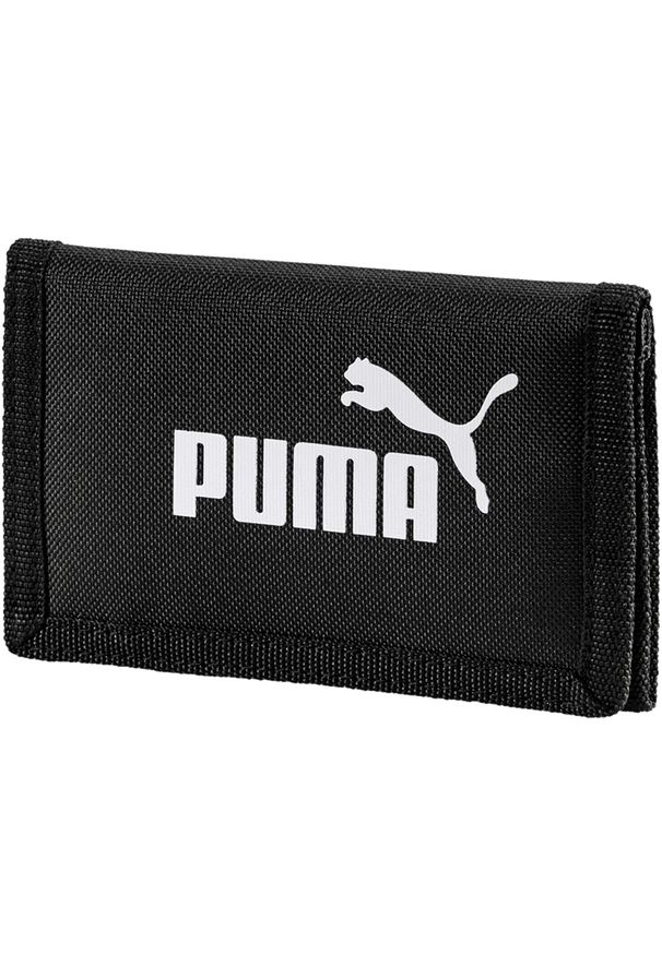 Puma - PUMA PORTFEL PHASE WALLET PUMA BLACK > 07561701. Materiał: poliester