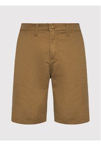 Vans Szorty materiałowe Authentic VN0A5FJX Brązowy Relaxed Fit. Kolor: brązowy. Materiał: bawełna, syntetyk #4