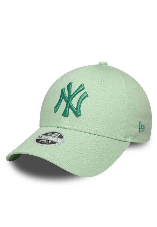 New Era Czapka z daszkiem New York Yankees Metallic 9FORTY 60667382 Zielony. Kolor: zielony. Materiał: materiał, bawełna